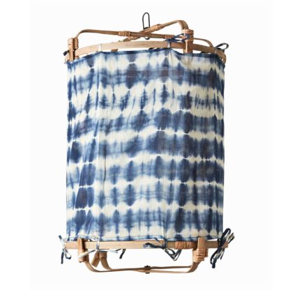An Image of Hanging Tie Dye Decorative Shade, Blue
