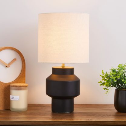 An Image of Montreal Table Lamp Black