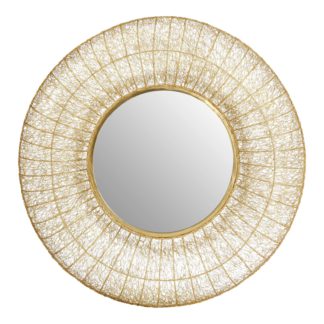 An Image of Temple Gold Wall Mirror