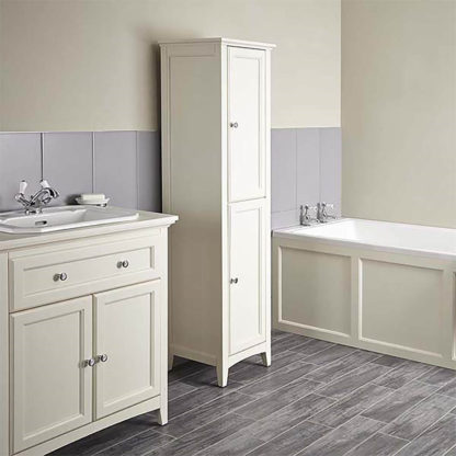 bb0baa7fd6de4fb38a28c650427ce9f078173ab120152d7a10b0103396ce5176.jpg An Image of Bathstore Savoy Old English 400mm Tall Floorstanding Cabinet