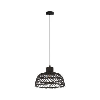 An Image of Eglo Ausnby Pendant Black