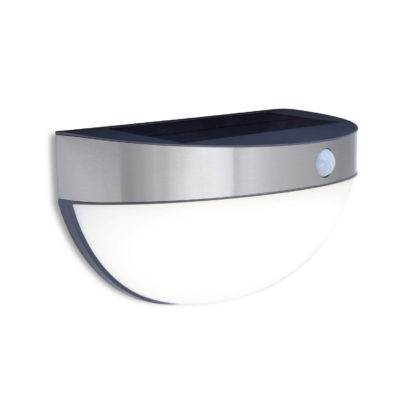 An Image of Lutec Bubble Solar LED Outdoor Wall Light With PIR Motion Sensor
