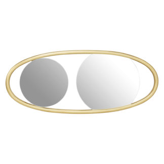 An Image of Villa Small Oval Wall Mirror