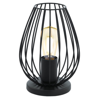 c4ac0642c15ec1acc4e8d30fb22c32737a0fc4e271e7b6fb1255542f0d5c8ff8.jpg An Image of Eglo Newtown Table Lamp - Black