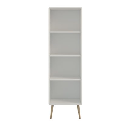 c539d3e179b3808a55382b6e40e94f11d0bdba9ee8689a4a762535dcd2a2345a.jpg An Image of Softline Narrow Bookcase White