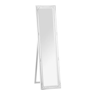 An Image of Chic Vintage Floor Standing Mirror - White