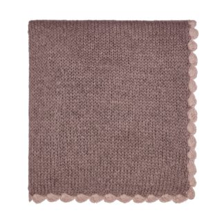 An Image of Scala Knit Throw 130X170cm Heather