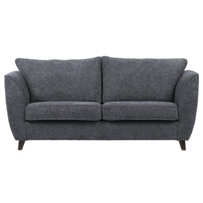 An Image of Sienna Fabric 3 Seater Sofa Duck Egg (Blue)