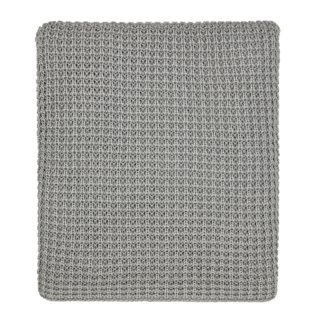 An Image of Kearney Knit Throw 130X170cm Cloud Grey