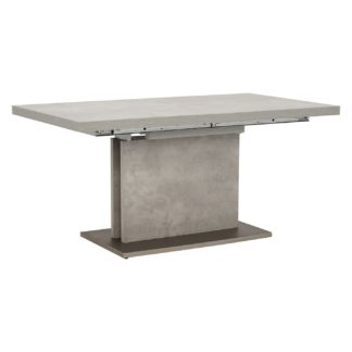 An Image of Halmstad Extending Dining Table, Concrete