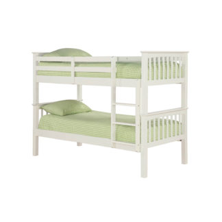 An Image of Leo Bunk Bed - White