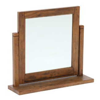 An Image of New Frontier Mango Wood Gallery Mirror