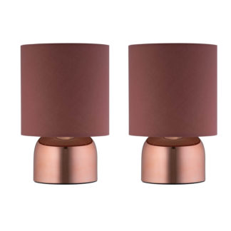 An Image of Marlow Copper Touch Lamps - Set of 2