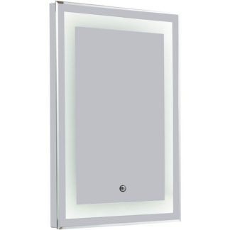 An Image of Croydex Rookley Illuminated Bathroom Mirror