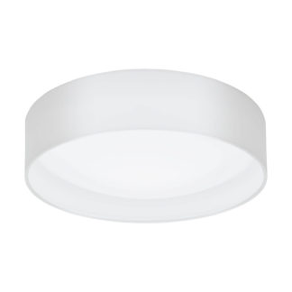 An Image of Eglo Pasteri Small Flush Light - White