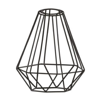 An Image of EGLO Tarbes Geometric Wired Pendant Shade