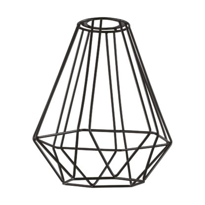 An Image of EGLO Tarbes Geometric Wired Pendant Shade