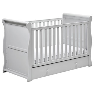 An Image of Nebraska Cot Bed - Grey