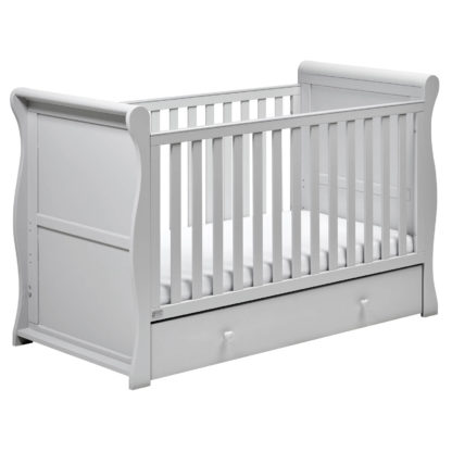 An Image of Nebraska Cot Bed - Grey