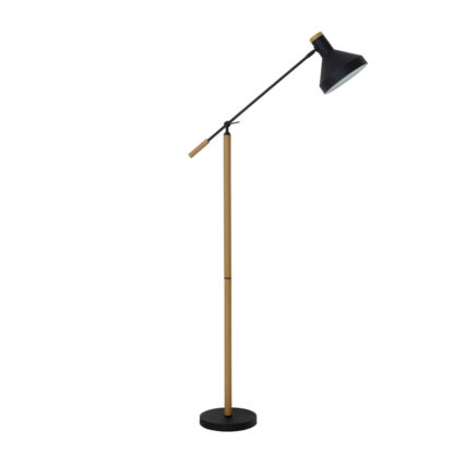 An Image of Black Task Floor Lamp