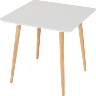 An Image of Julian White Dining Table White