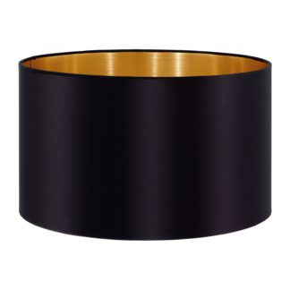 An Image of EGLO Maserlo Satin Shade - Black and Copper