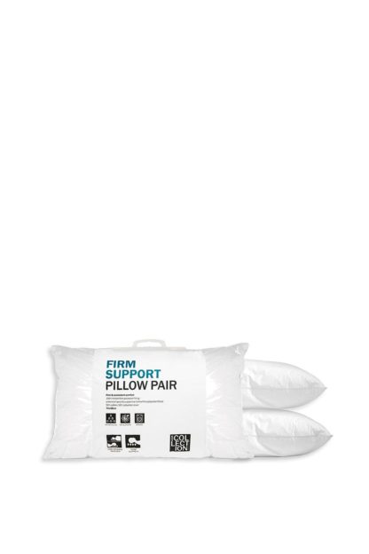 An Image of Firm Support Polyester Pillow Pair