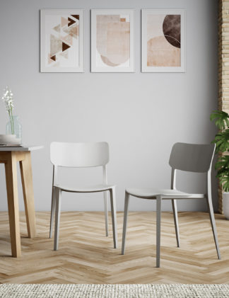 An Image of M&S Loft Set of 2 Modern Dining Chairs
