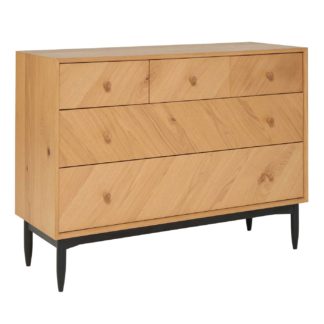An Image of Ercol Monza 5 Drawer Wide Chest