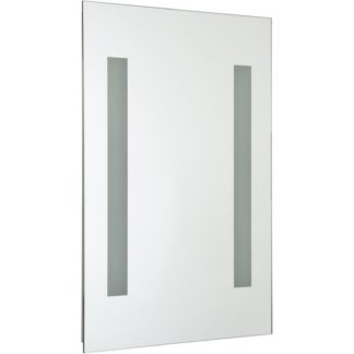 An Image of Croydex Malham Battery Operated Illuminated Bathroom Mirror