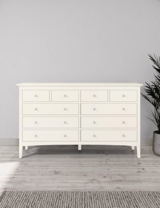 An Image of M&S Hastings Wide 10 Drawer Chest