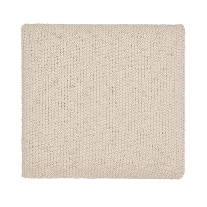 An Image of Drift Knit Throw 130X170cm Linen