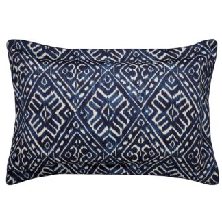 An Image of Cadenza Pillow Case Oxford - Indigo