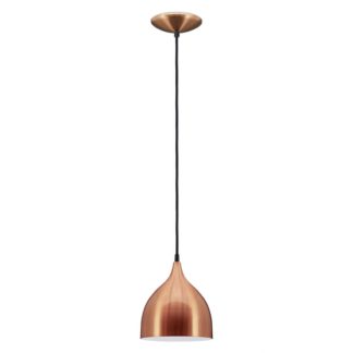 An Image of Eglo Coretto Pendant Light - Brushed Copper