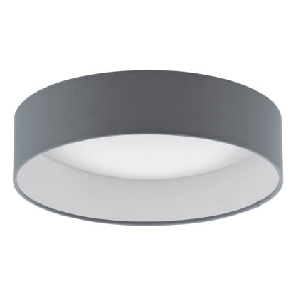 An Image of Eglo Palomaro Flush Light - Anthracite