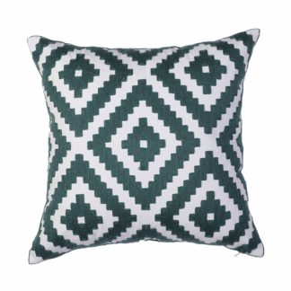 An Image of Aztec Cushion Teal