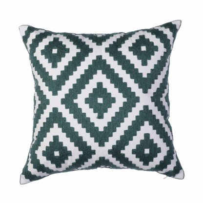 An Image of Aztec Cushion Teal