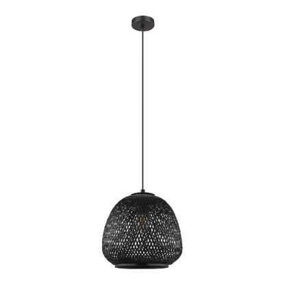 eabb7b9c66c9ca99d9a021ffa14dd80a1e3a359dd24e040835651692a88d637b.jpg An Image of Eglo Dembleby Pendant Black