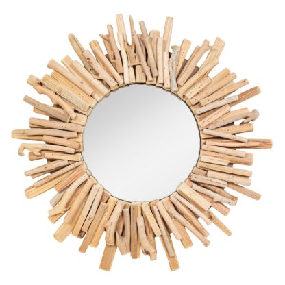 An Image of Solaris Reclaimed Wood Mirror