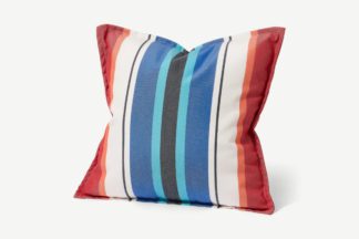 An Image of Artiga Outdoor Cushion, 40 x 40cm, Multi Stripe