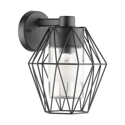 An Image of EGLO Canove Caged Exterior Wall Light