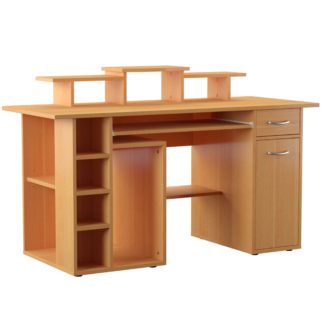 An Image of San Diego Desk - Beech Brown