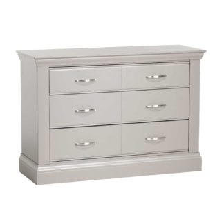 An Image of Helmsley 3 + 3 Drawer Chest, Urban Grey