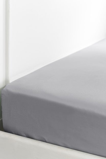 An Image of 400tc Cotton Sateen Superking Fitted Sheet