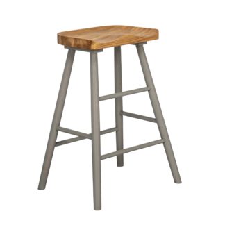 An Image of Alaina Grey Bar Stool Grey