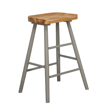 An Image of Alaina Grey Bar Stool Grey