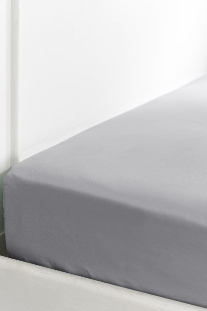 An Image of 400tc Cotton Sateen Superking Fitted Sheet