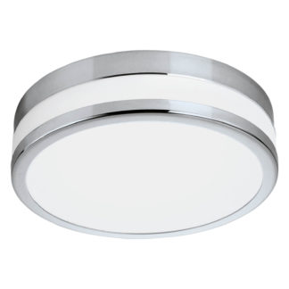 An Image of Eglo LED Palermo Flush Light - Chrome