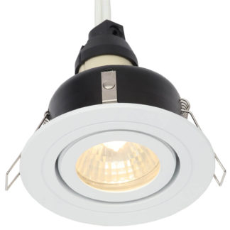 An Image of IP65 Tiltable Downlight - Matt White