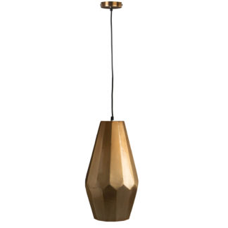 An Image of Aluminium Copper Finish Large Pendant Light